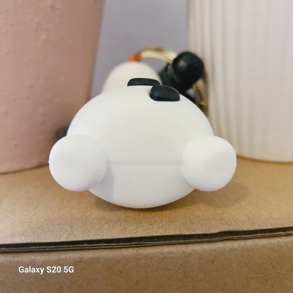Disney Frozen Olaf Snowman 3D Rubber Keychain Gold Tone‎ Bag Charm Accessory